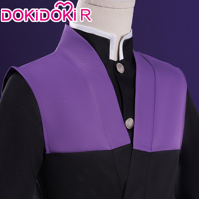 【Size S-2XL】DokiDoki-R Anime Cosplay Costume Purple Black Uniform