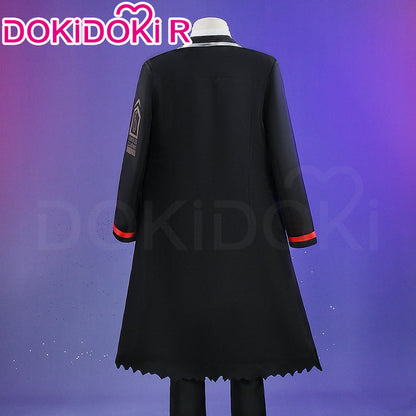 【Size S-2XL】DokiDoki-R Game Cosplay Black Suit Costume Halloween