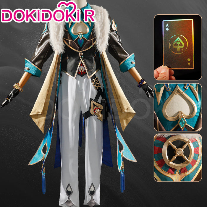 【Size S-2XL】DokiDoki-R Game Honkai: Star Rail Cosplay Aventurine Costume Shajin Sha Jin