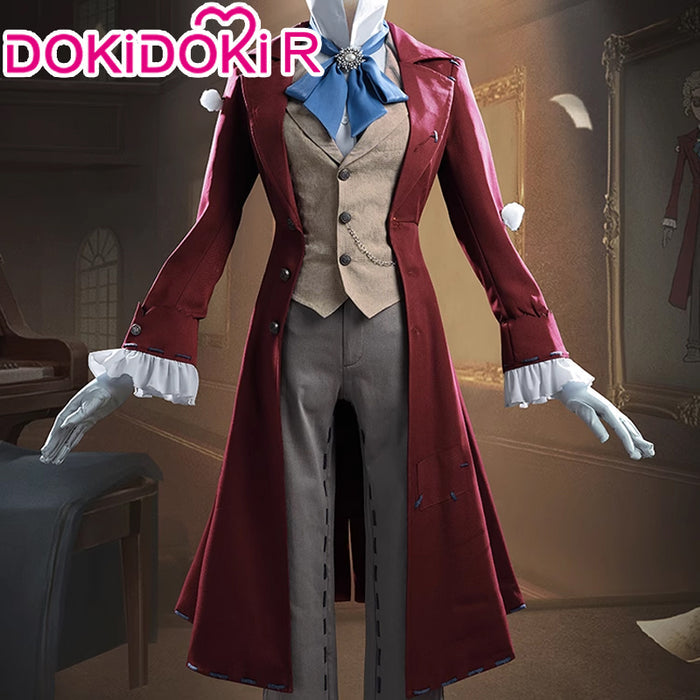 【Size S-2XL】DokiDoki-R Game Identity V Cosplay Frederick Kreiburg  Costume Composer idv