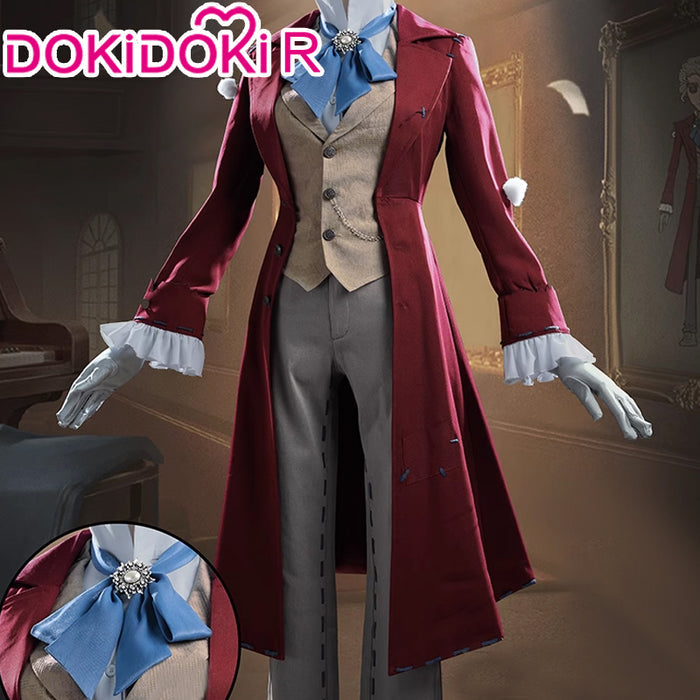 【Size S-2XL】DokiDoki-R Game Identity V Cosplay Frederick Kreiburg  Costume Composer idv
