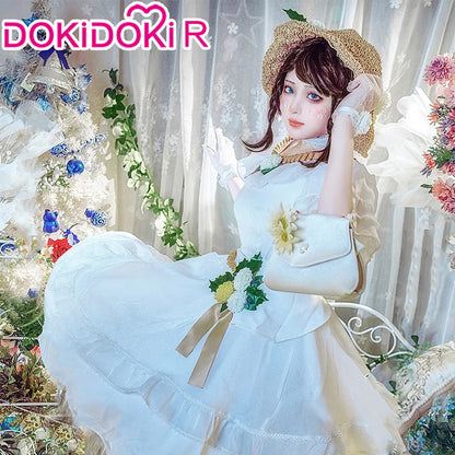 【Size S-2XL】DokiDoki-R Game Identity V Cosplay Gardener Emma Woods Costume As the Wind Blows idv