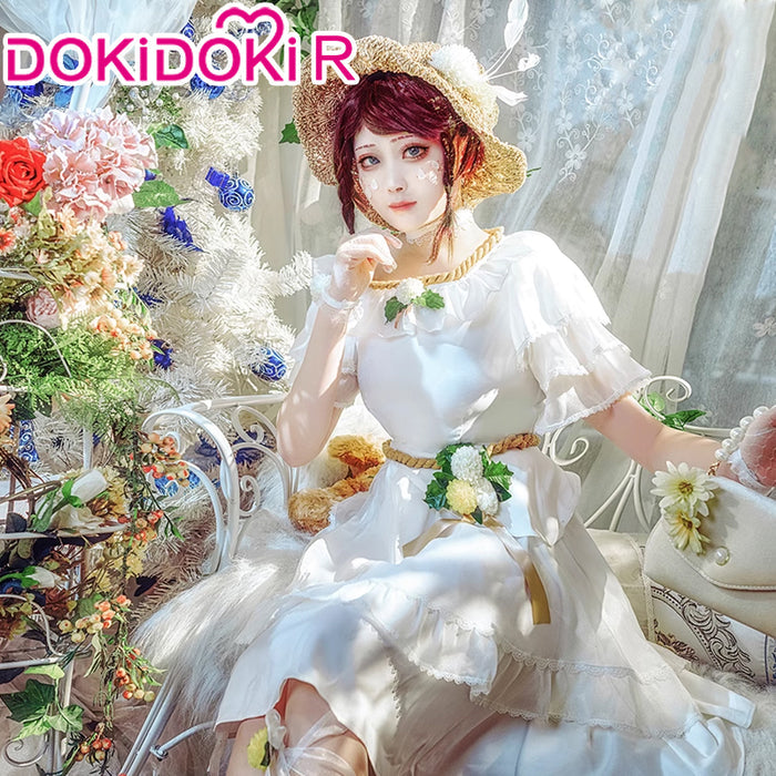 【Size S-2XL】DokiDoki-R Game Identity V Cosplay Gardener Emma Woods Costume As the Wind Blows idv