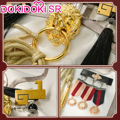 【Size S-XL】DokiDoki-SR Game Honkai: Star Rail Cosplay Jingyuan Costume The Warrior Doujin Jing Yuan