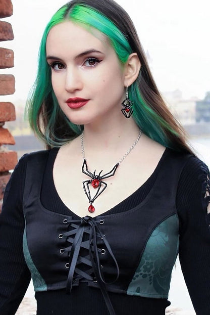 Black Widow Earrings