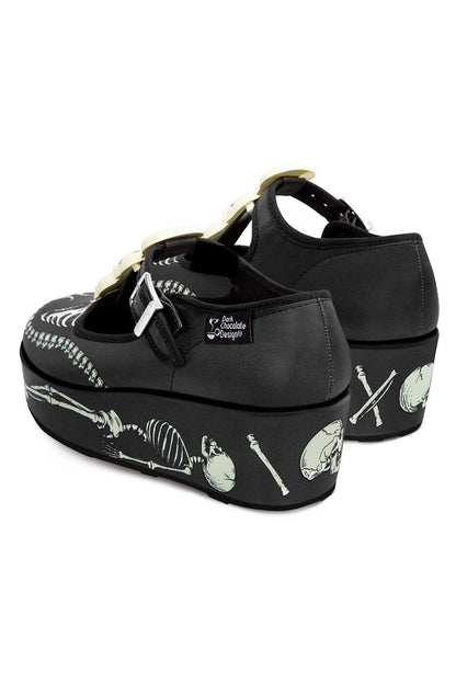 Chocolaticas® Skeletons Under Your Bed Women's Mary Jane Pump