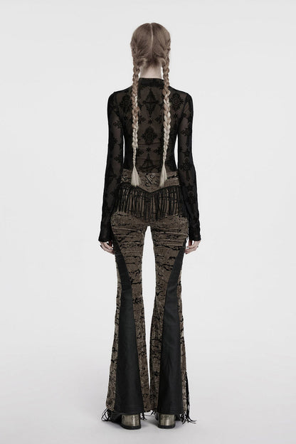 Cathedral Crosses Mesh Top