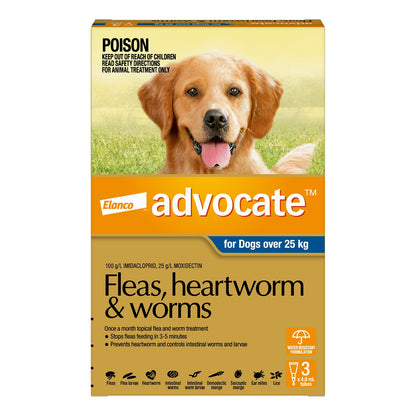Advocate - For Dogs Over 25 Kg (Extra Large Dogs) Blue