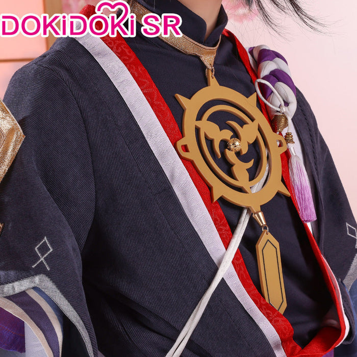 【US LOCAL SHIPPING 】DokiDoki-SR Game Genshin Impact  Scaramouche Cosplay Costume / Wig