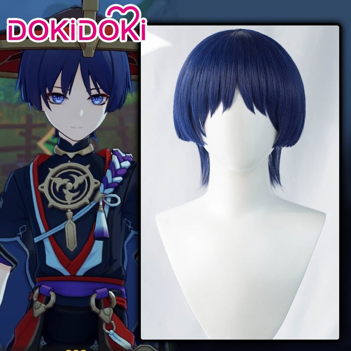 【US LOCAL SHIPPING 】DokiDoki-SR Game Genshin Impact  Scaramouche Cosplay Costume / Wig
