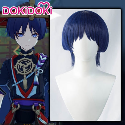 【US LOCAL SHIPPING 】DokiDoki-SR Game Genshin Impact  Scaramouche Cosplay Costume / Wig
