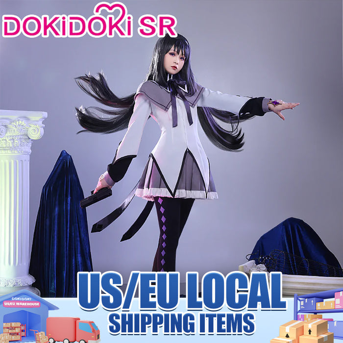 【US/EU LOCAL SHIPPING 】DokiDoki-SR Anime Cosplay Costume Battle Dress / Wig