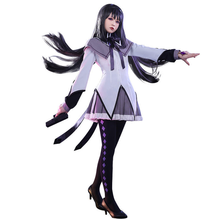 【US/EU LOCAL SHIPPING 】DokiDoki-SR Anime Cosplay Costume Battle Dress / Wig