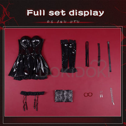 【US/EU LOCAL SHIPPING 】DokiDoki-SR Anime Cosplay Costume Women Black Dress Halloween