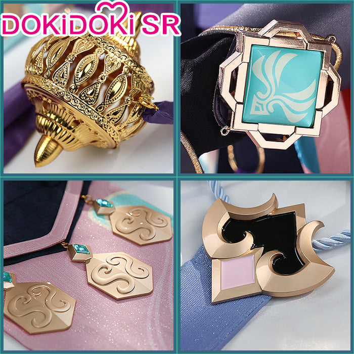 【US/EU LOCAL SHIPPING 】【S-2XL】DokiDoki-SR Game Genshin Impact  Cosplay Xiao Halloween Costume / Wig Men