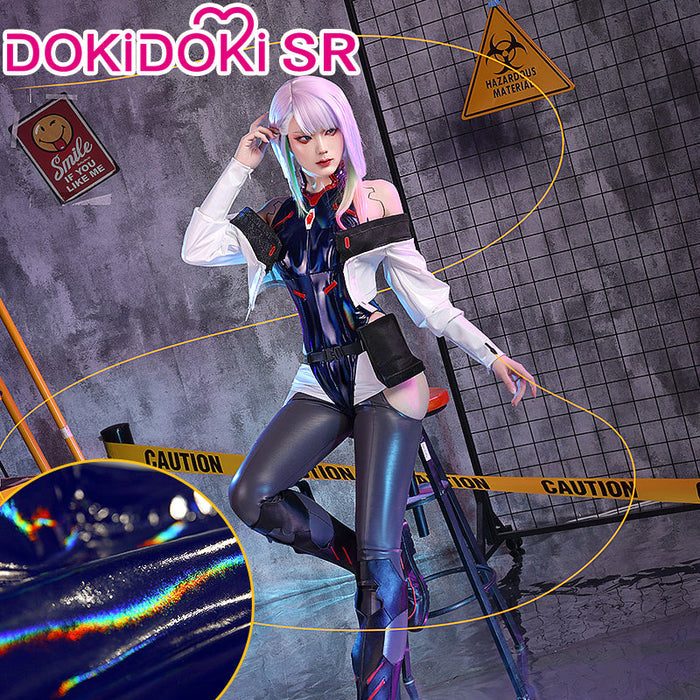 【US/EU LOCAL SHIPPING 】【Size S-2XL】DokiDoki-SR Game Anime Cosplay Costume Racing Suit / Wig