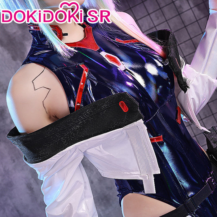【US/EU LOCAL SHIPPING 】【Size S-2XL】DokiDoki-SR Game Anime Cosplay Costume Racing Suit / Wig