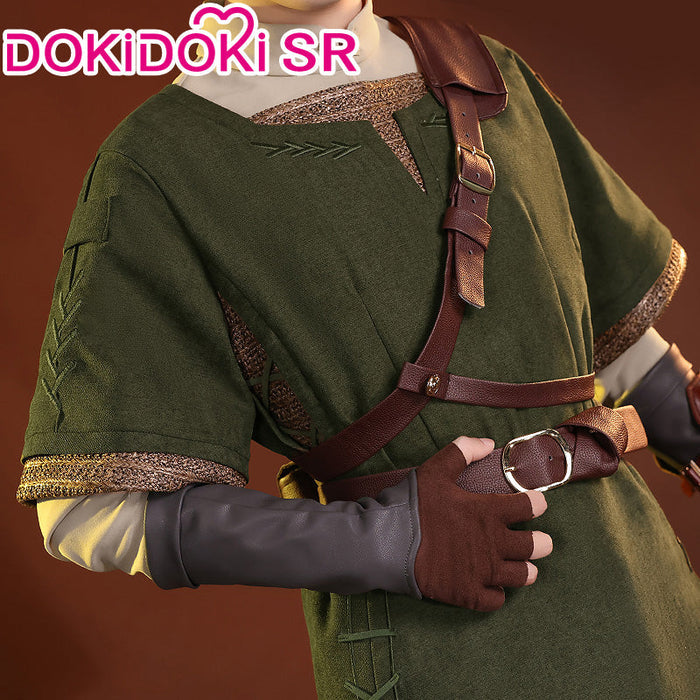 【US/EU LOCAL SHIPPING 】【Size S-2XL】DokiDoki-SR Game  Cosplay Costume / Wig Green Suit