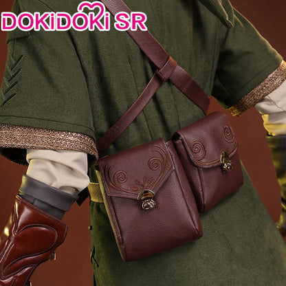 【US/EU LOCAL SHIPPING 】【Size S-2XL】DokiDoki-SR Game  Cosplay Costume / Wig Green Suit