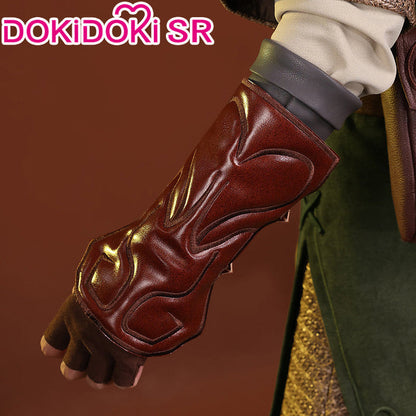 【US/EU LOCAL SHIPPING 】【Size S-2XL】DokiDoki-SR Game  Cosplay Costume / Wig Green Suit