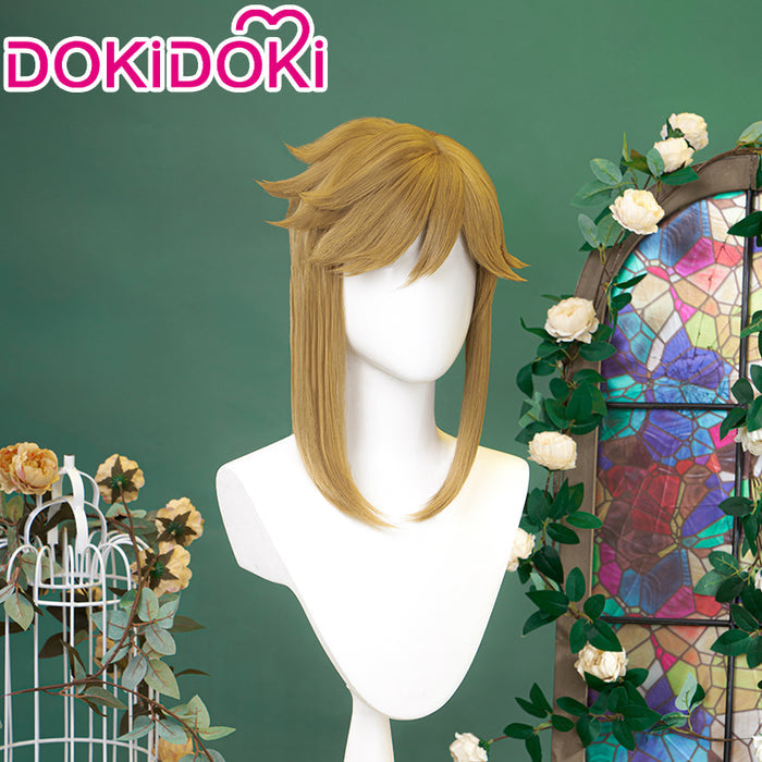 【US/EU LOCAL SHIPPING 】【Size S-2XL】DokiDoki-SR Game  Cosplay Costume / Wig Green Suit