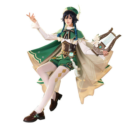 【US/EU LOCAL SHIPPING 】【Size S-2XL】DokiDoki-SR Game Genshin Impact Cosplay Venti Costume