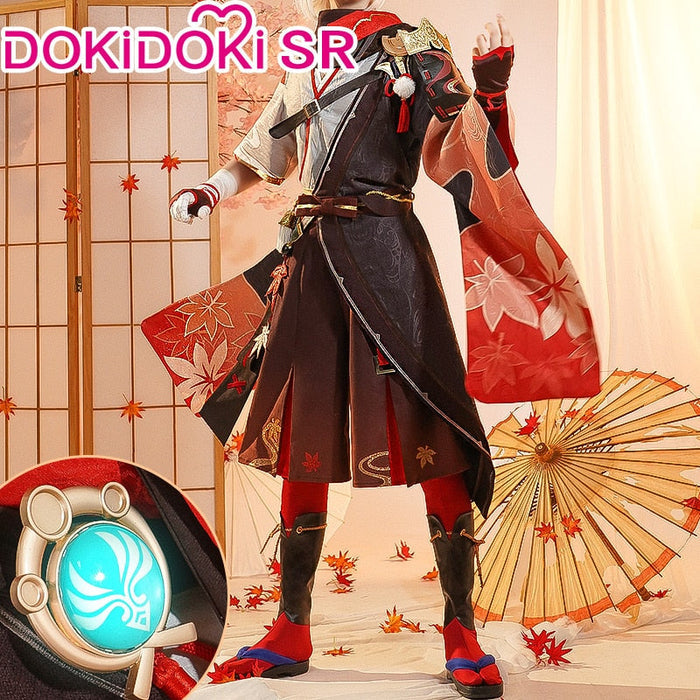【US/EU LOCAL SHIPPING 】【Size S-2XL】DokiDoki-SR Game Genshin Impact Kazuha Cosplay Costume Men