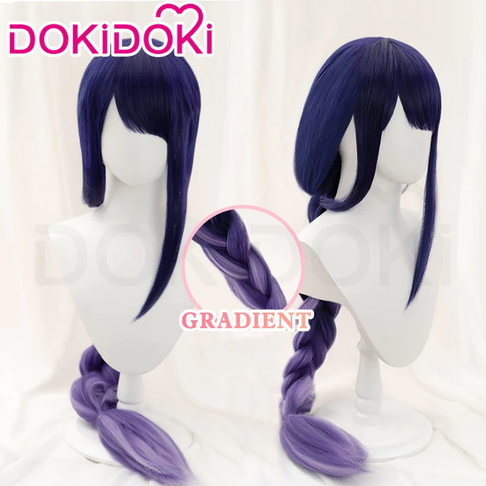 【US/EU LOCAL SHIPPING 】【Size S-XXL】DokiDoki-SR Game Genshin Impact Raiden Shogun Cosplay Costume / Wig Baal Halloween