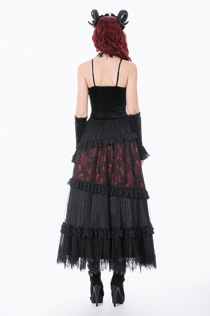 Burgundy Wine Bustier Top