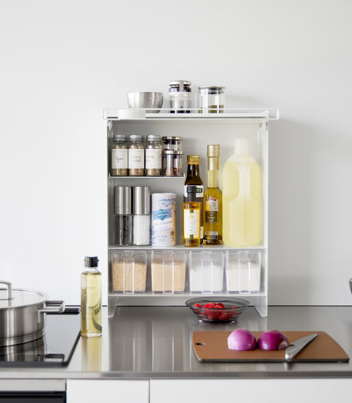 Yamazaki Home Concealable Spice Rack - Steel